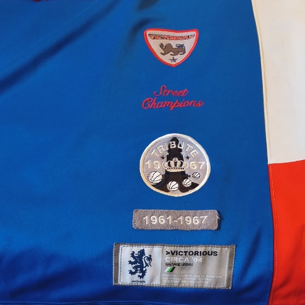 Blue and Red Street Champions Jersey.